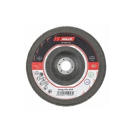 Holex Long Life ZA Flap Disc, Dia: 178 mm, Grit: 80 565287 80